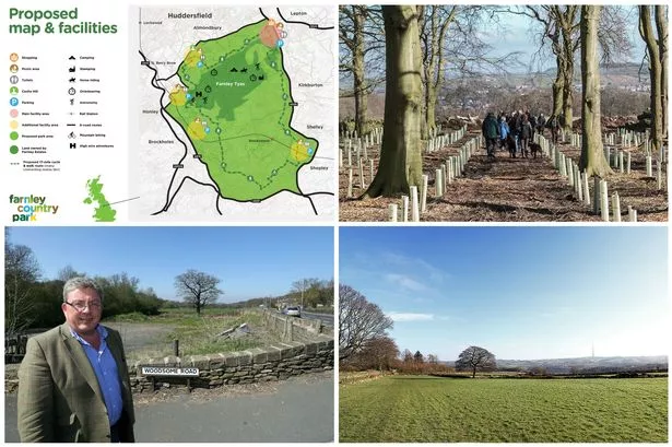 Why was Farnley Country Park dropped by Kirklees Council?