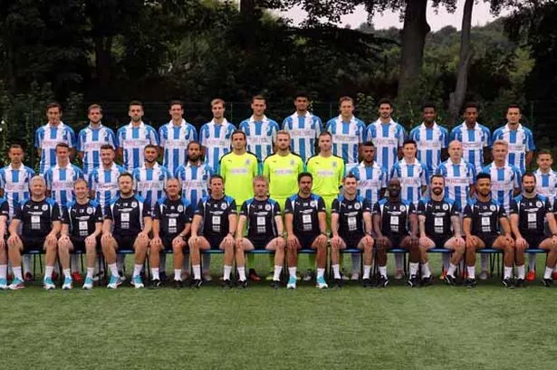 These are the Huddersfield Town heroes making their way to Wembley